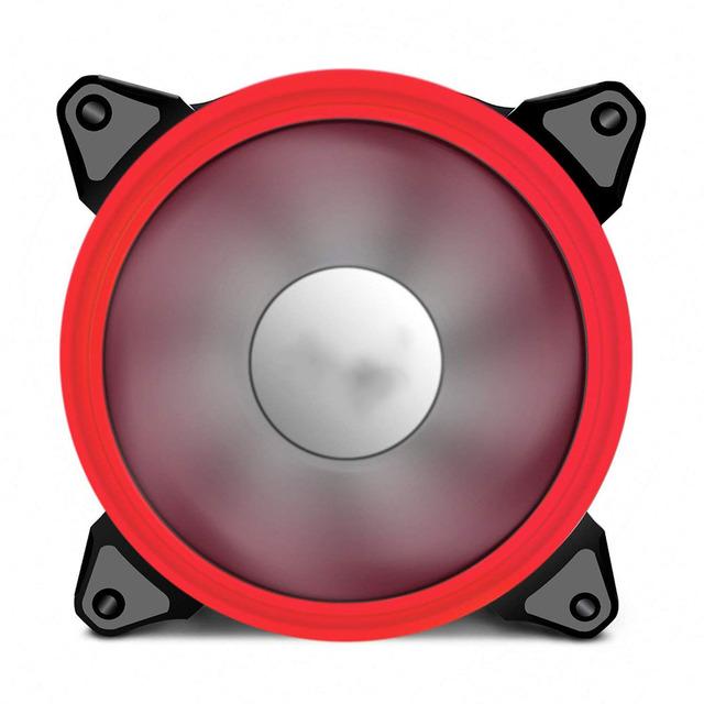 Computer 120mm LED Fan Cooler 120 mm Fan Cool Glare Red Blue Green White Cooler Fan For CPU Coolers Radiators Fixed Color&WHITE красный