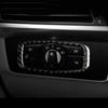 Bright Carbon Fiber Headlamp Switch Button Control Decor For BMW X5 E70 X6 E71