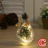 Led Transparent Christmas Ball. Christmas Decorations. Christmas Tree Decoration Pendant Plastic Ball Bulb