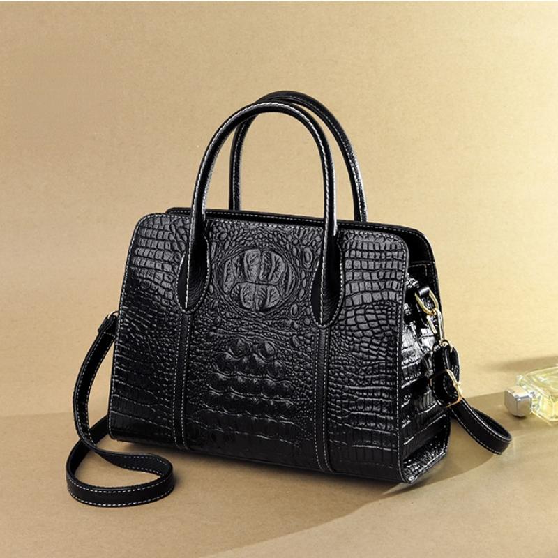 Johnature Fashion Women Big Bag Versatile Commuter Elegant Leather Handbag Leisure Large Capacity Shoulder & Crossbody Bags