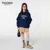 Tao Ding Mädchen Herbst/Winter Fleecegefüttertes Rundhals-Sweatshirt