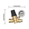 Adjustable RVs Water Pressure Reducer Valves For Long Lasting Performances Professional Copper Pressure Regulator Valves