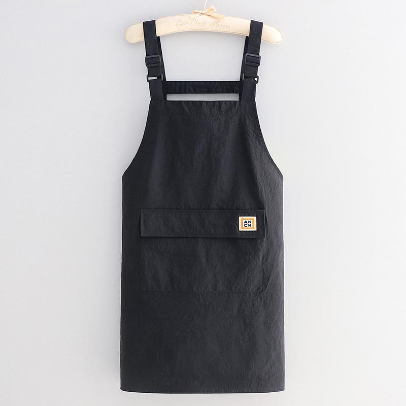 Moderne, wasserdichte Taslon-Schürze für Küche & Gastronomie mit speziellem Drucklogo – Unisex, Stil 2025 white