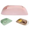 PU Leather Pet Feeding Mat Waterproof Cat Food Mat New Leather Pet Mat Home Floor Protection