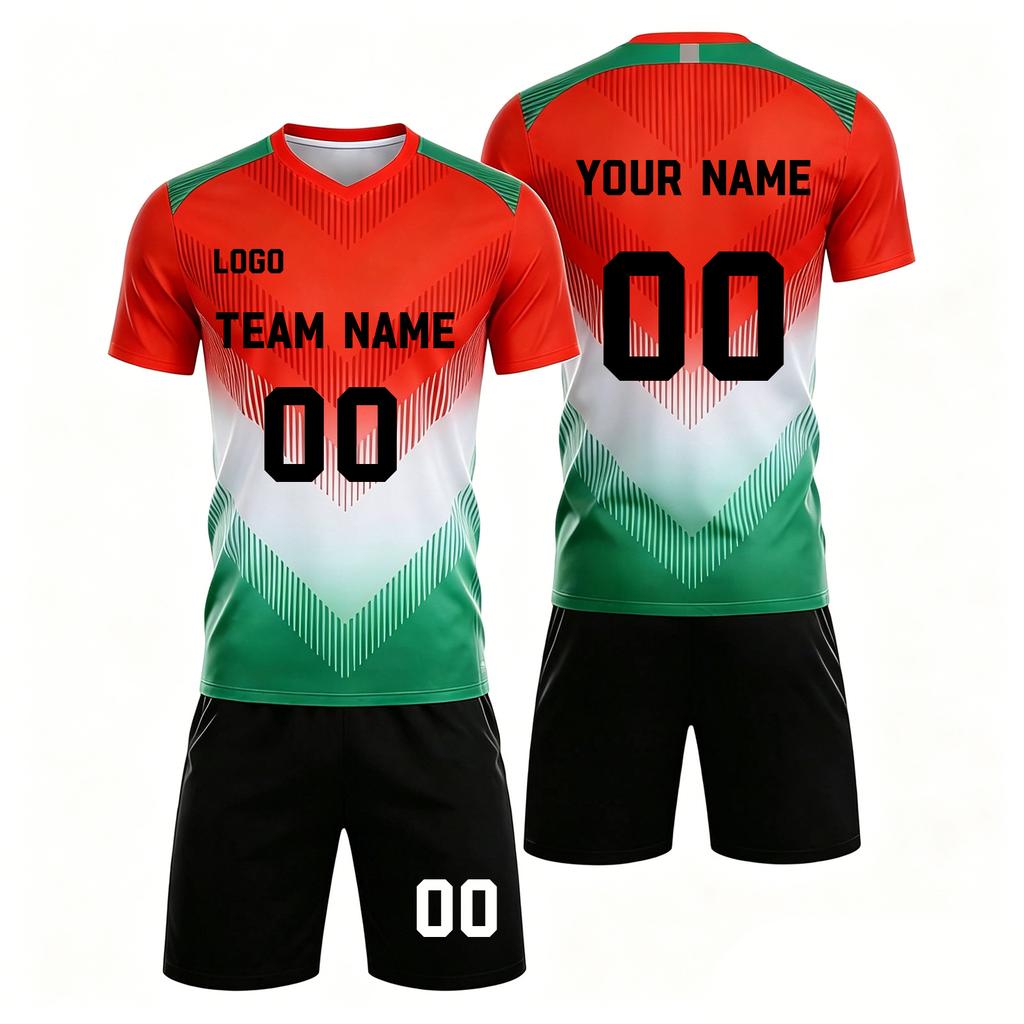 Personalised Shirts Kit Mens Girls With Name Number Custom Football Jerseys For Boys Training Suit