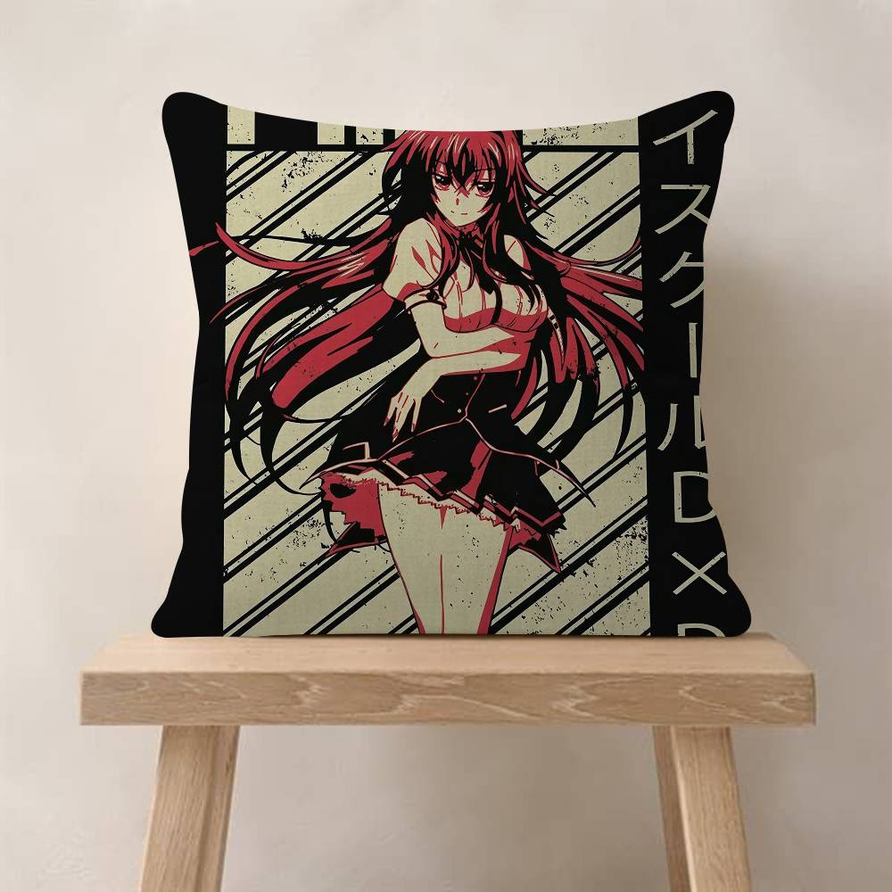Anime HHigh School DxD Cushion Cover Inches Farmhouse Decor Home Throw Pillow Covers For Couch Decorations