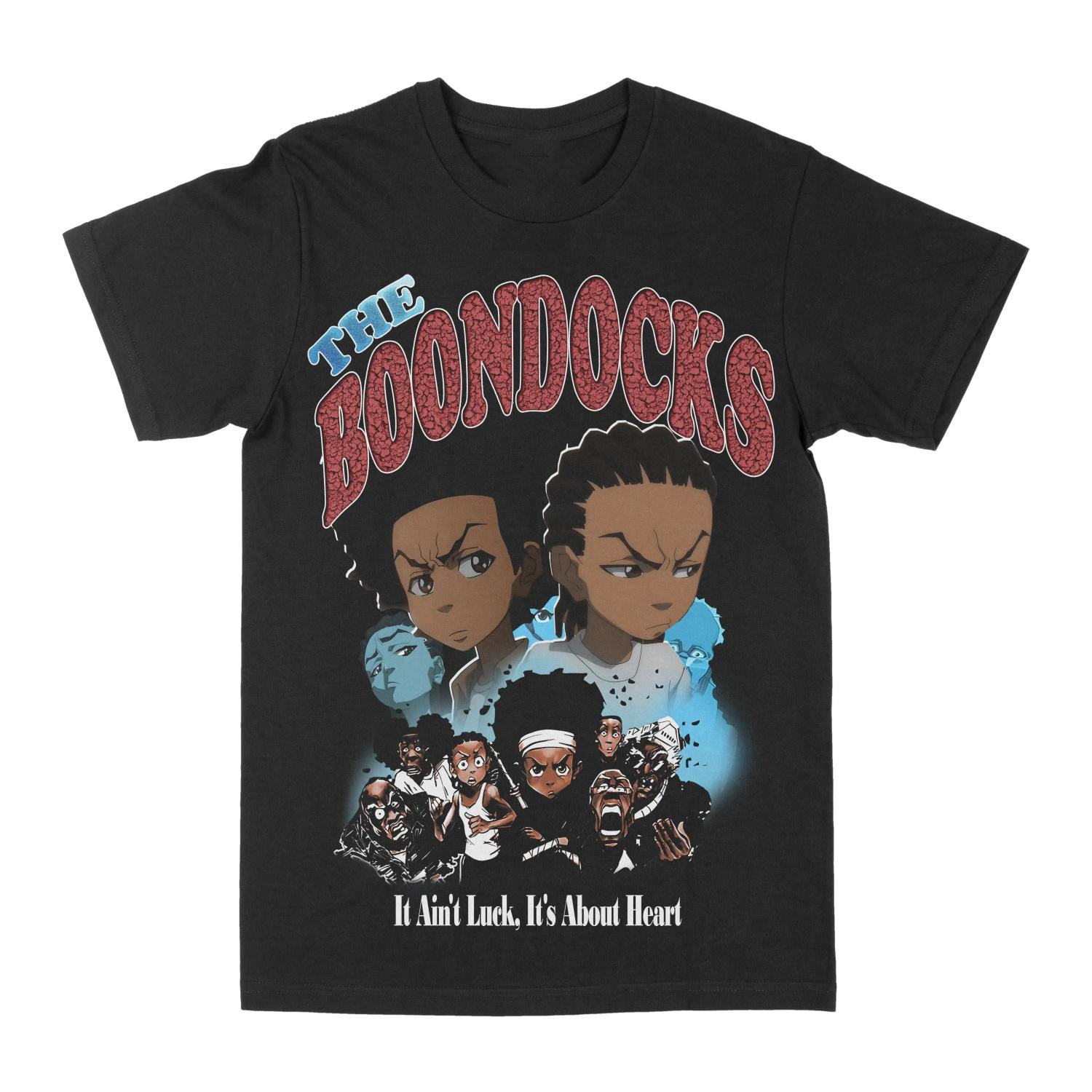 

Boondocks Graphic T-shirts Printed T-shirts Summer Luxury Brand Cotton Men s and Women s T-shirts Short Sleeves S