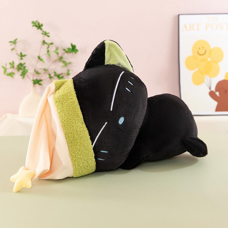 

Xiaobai Plush Toy With Pp Cotton Filling For Kids And Gift Giving 30cm чёрный
