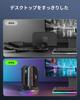 in Transnovo Switch 2 4 in 1 Fast Charging Stand for Nintendo Switch Controller LED 9 RGB Cable Japanese Instruction Black [New 2025] Joy-Con Charger,