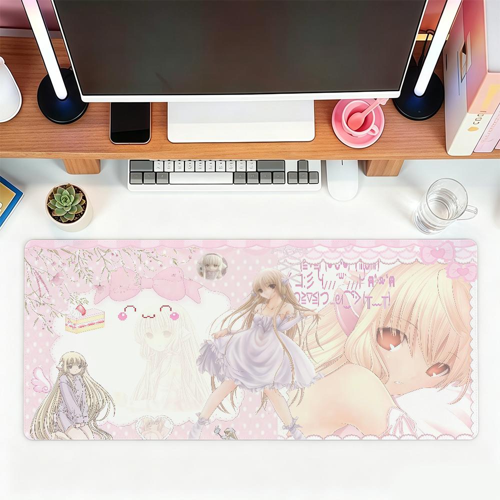 Anime C-Chobits Mouse Pad For Office Gaming And Keyboards Non-Slip Large Waterproof