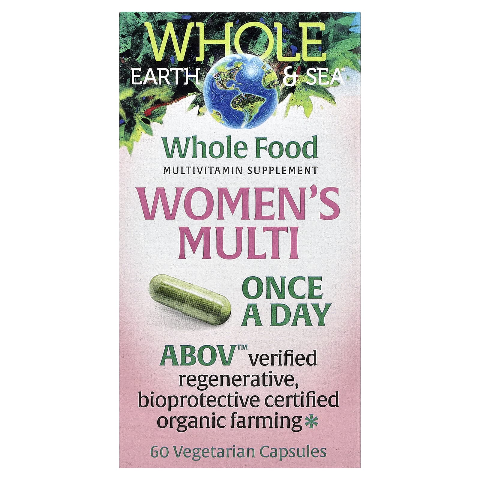 

Natural Factors, Whole Earth & Sea®, Women s Multi, 60 Veggie Capsules