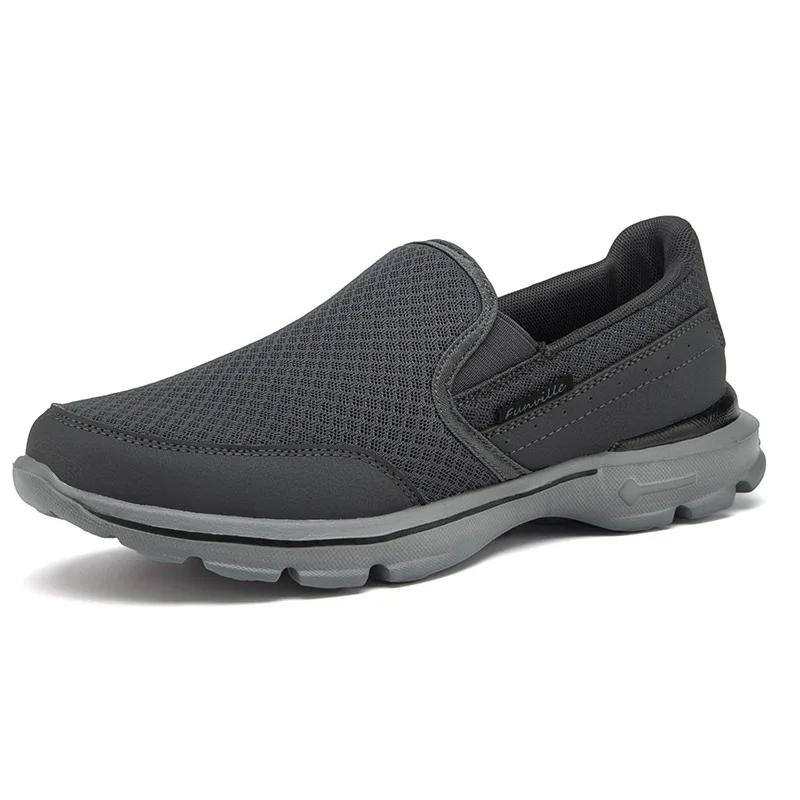 2025 New Shoes Men Loafers Summer Breathable Casual Walking Shoes Mens Sneakers Comfortable Zapatillas Hombre Plus Size 40-46