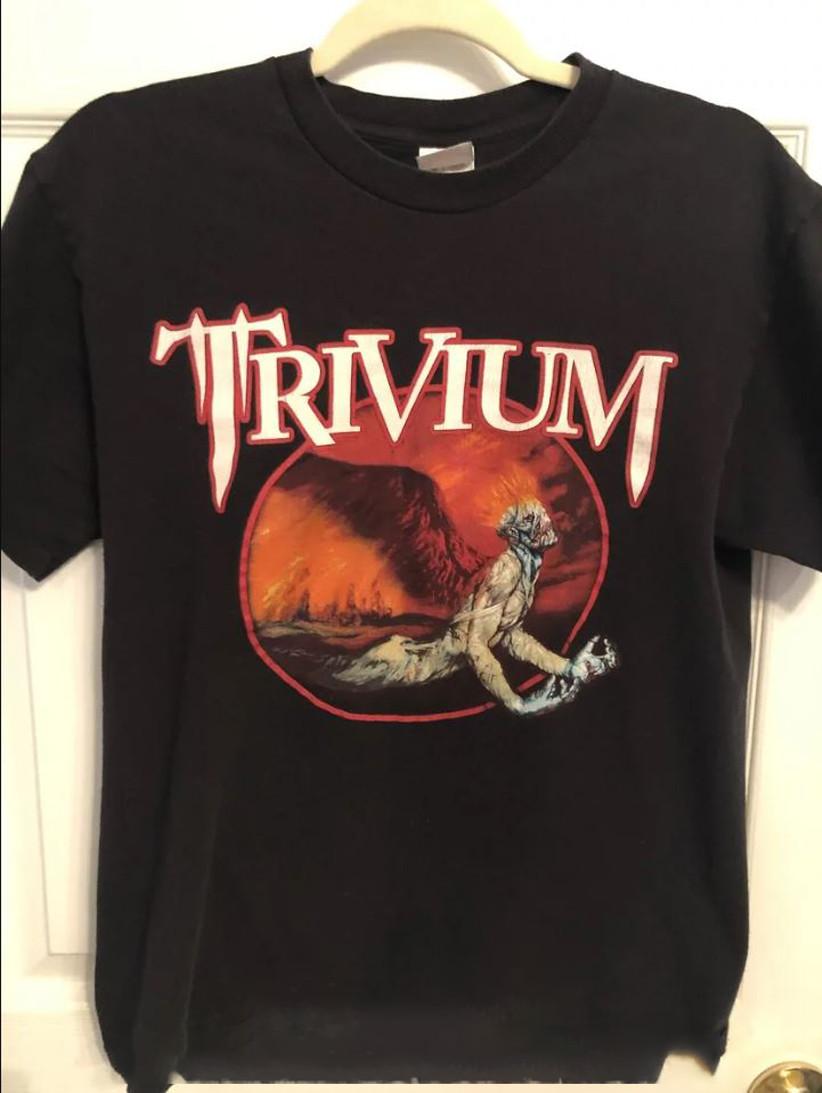 Trivium Ascendancy Tour Shirt 2005 Cotton Unisex T-shirt All Size S to 5XL UU286 Unisex T-Shirt S