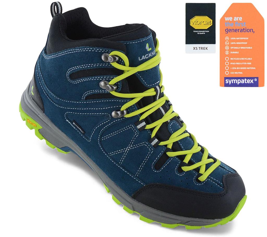 Lackner Kitzbühel Granat STX Sympatex - Men's Hiking Shoes Trekking Boots Blue 6813 ORIGINAL