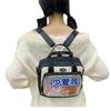 Cute Crossbody Pain Bag Student Versatile Shoulder Bag Large Capacity Commuter Handbag Korean Version New Transparent Backpack