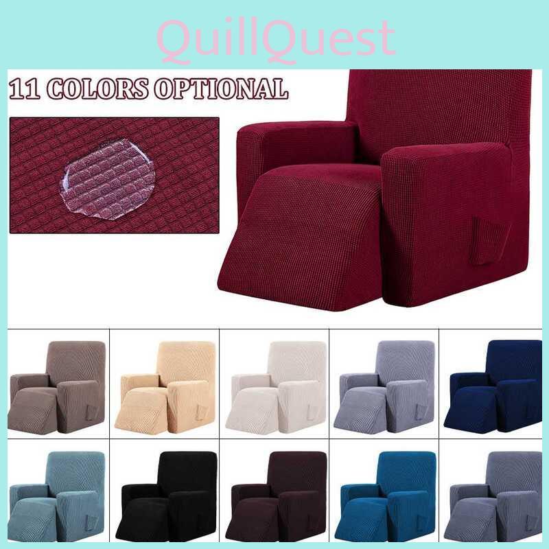 Waterproof Stretch Recliner Cover With Luxurious Jacquard Fabric For Ultimate Comfort