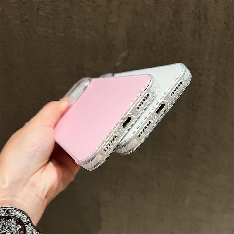 For iPhone 17 16 15 14 13 12 17 Pro Max 17 Air Luxury Matte Ultra Thin Candy Pure Color Silicone Phone Case Shockproof Cover