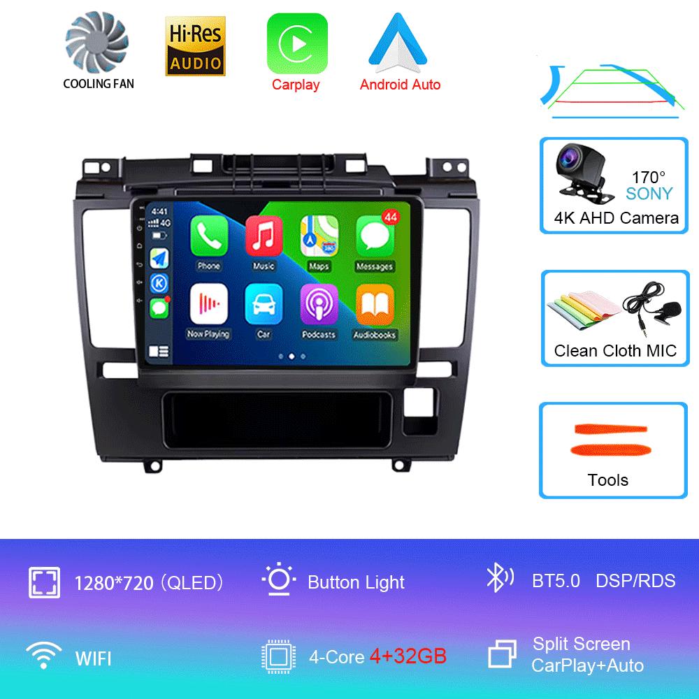 Android 14 Car Radio For Nissan Tiida 2005-2010 Multimedia Video Player Stereo GPS Navigation Carplay Andorid Auto 5G WIFI DSP