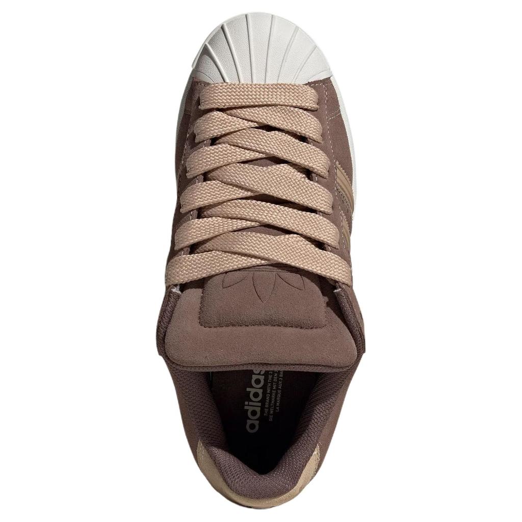 adidas Originals Superstar 2 Leather Skateboard Shoes Women's Brown KI3565