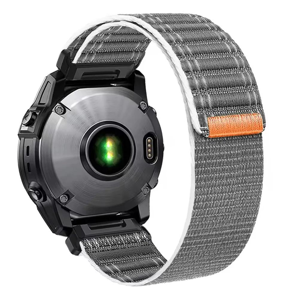 22mm 26mm Nylon Loop Quick Fit Strap for Garmin Fenix 8 Pro 7X 6X 6 5 Plus Tactix 8 Enduro 3 Epix Forerunner 970 965 Sports Band