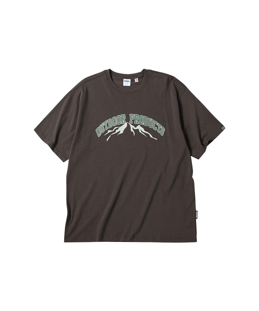 OUTDOOR PRODUCTS Mountain Arch Logo T-Shirt (Brown)