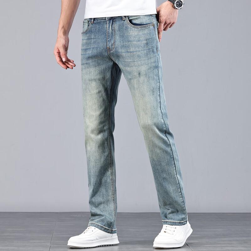 JEEP Men's Loose Straight Fit Jeans