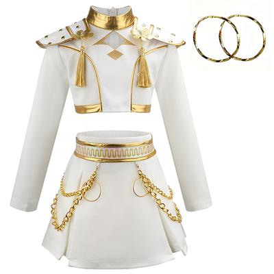 Kpop Demon Hunter Costume Rumi Halloween Cosplay Hot Girls Show Costume Black Shiny Set Halloween Girls Anime  Clothing