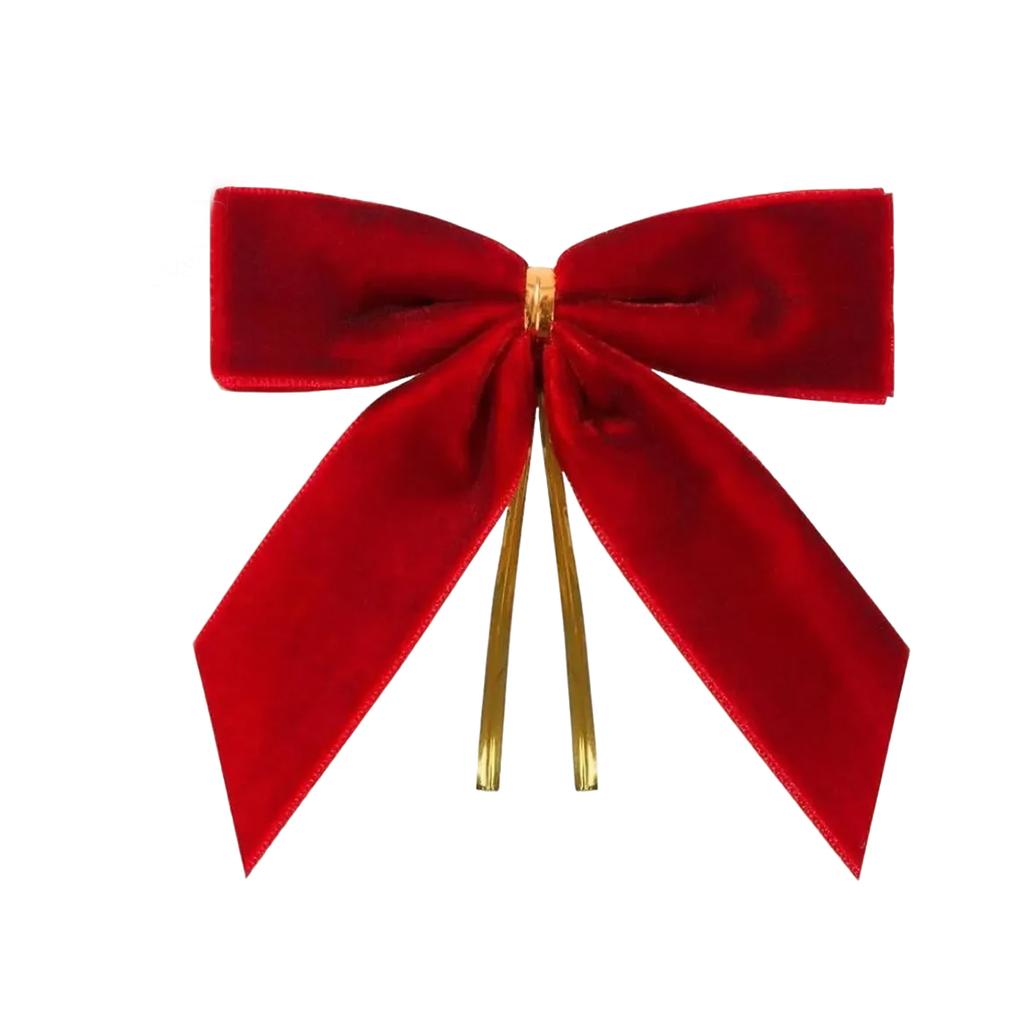 Velvet Bow Christmas Tree Decoration Pendant Christmas Atmosphere Dress Up Props