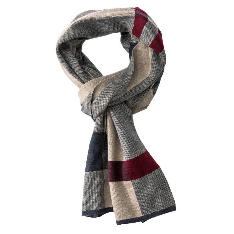 Hengyuanxiang Men's Fashion 100% Wool Scarf