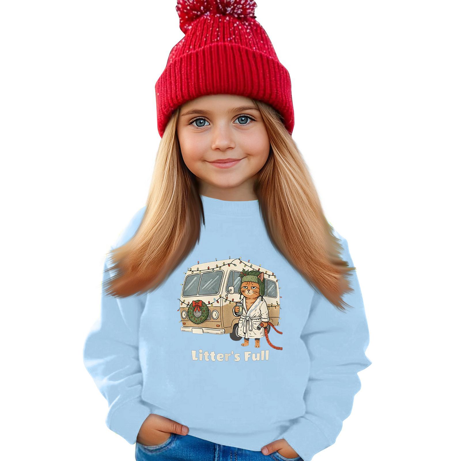 

Kids Sweatshirt Boys Girls Crewneck Sports Sweatshirt Casual Pullover Sweatshirt Sports Shirt 130