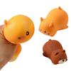 Cartoon Bear Squeeze Toy Stress Relief Slow Rising Cat Sensory Toy Soft Stress Ball Stretchy Animal Pinch Fidget Toy