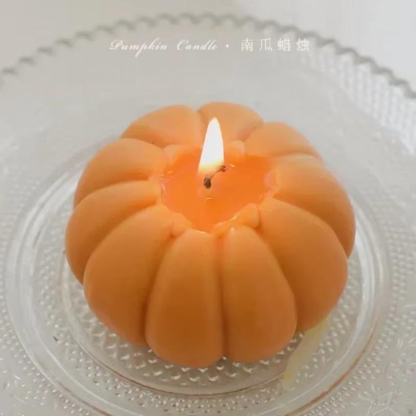 DIY Aromatherapy Candle Mold Birthday Gift Home Decoration Accessories Supplies Handmade Pumpkin Creative Molds Scented Candle