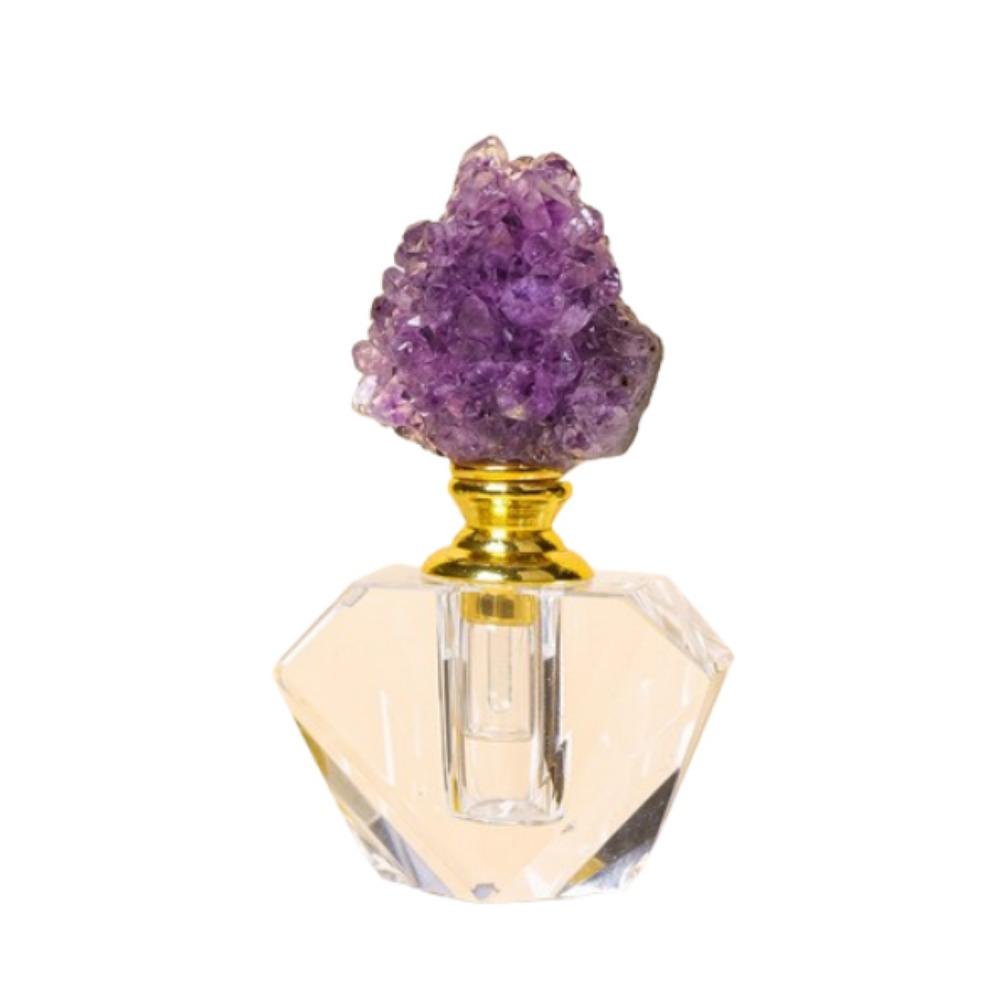 Empty Crystal Perfume Bottle Refillable Essential Oil Diffuser Bottle  Travel Cosmetic Containers