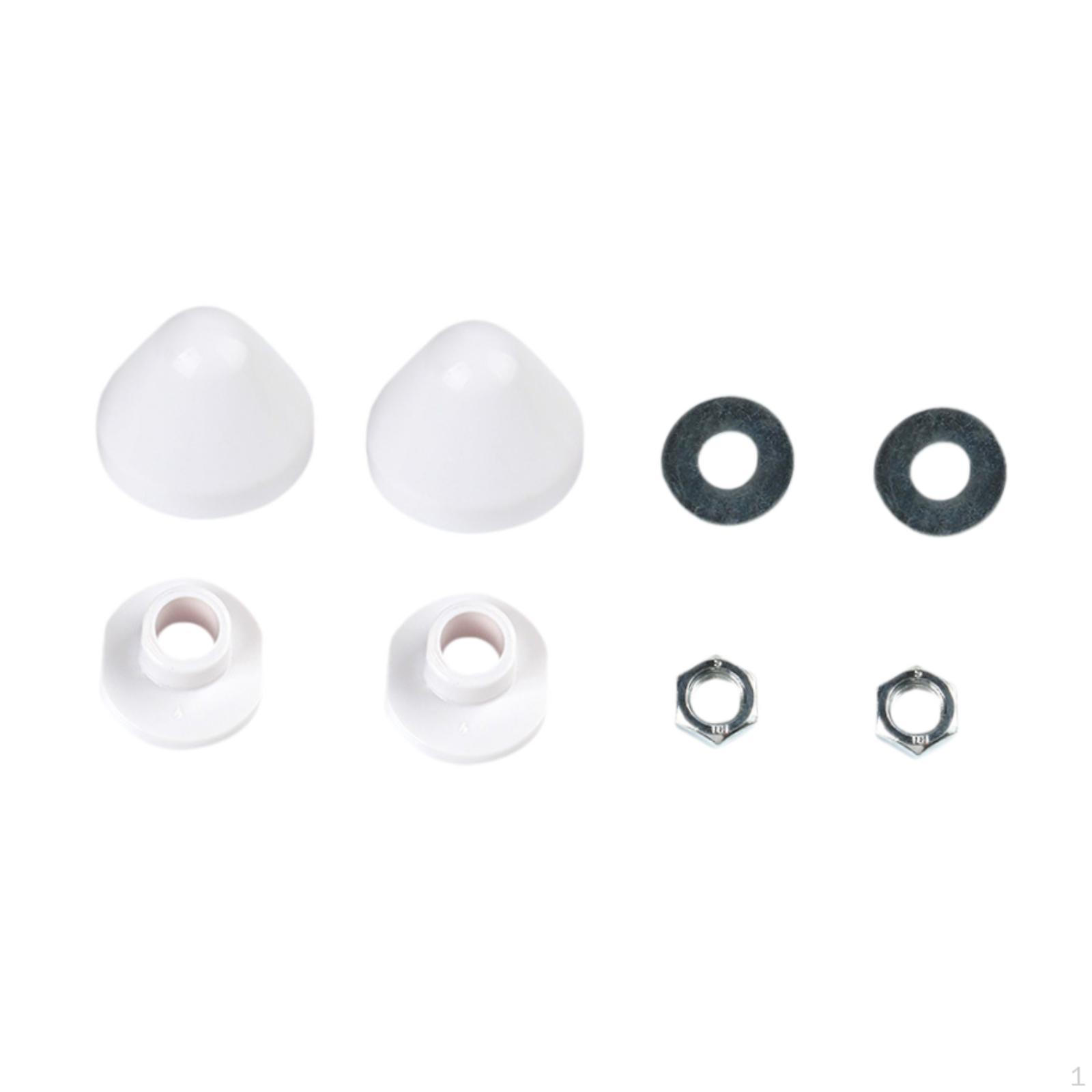 

Настенный унитаз Болт Легко установить с гайками шайбами Профессиональные унитазы Биде Аксессуары белый