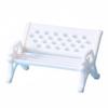 Miniature Park Bench Realistic Detailing Landscape Decorative