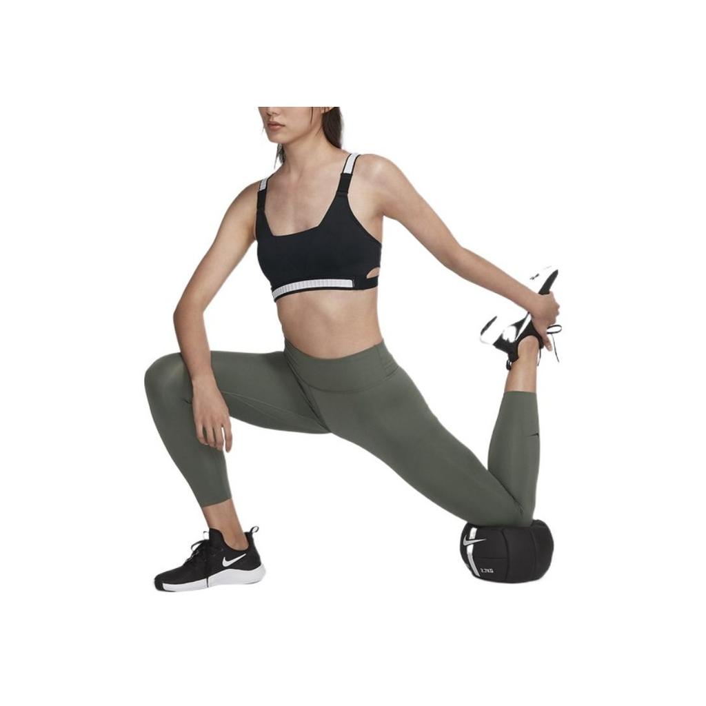 Nike Solid Breathable Low-Intensity Sports Bra Women Underwear Black BV3704-010