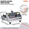 Cortadora de Papel Eléctrica, Ancho de Corte de 13" /330.2mm, Grosor de Corte de 1.57"/40mm, Máquina Cortadora de Papel de Escritorio con Control de Botón, Papel Eléctrico