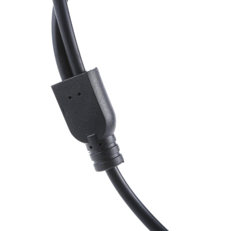 DC5521/DC5525 Power Cable 5.5x2.5mm/5.5x2.1mm Connector Wire Line 1 To 2 Y Splitter Cord for Security Cameras Fan