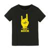 Born To Rock Kids TShirt Boys Girls Unisex Baby Clothes Cool Fashion Style Tops Children Summer Short Sleeve Graphic Tee Shirt