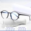Retro Round Prescription Glasses Fashion Transparent Circular Eyewear Optical Presbyopia Eyeglasses Blue Filter Myopia Glasses