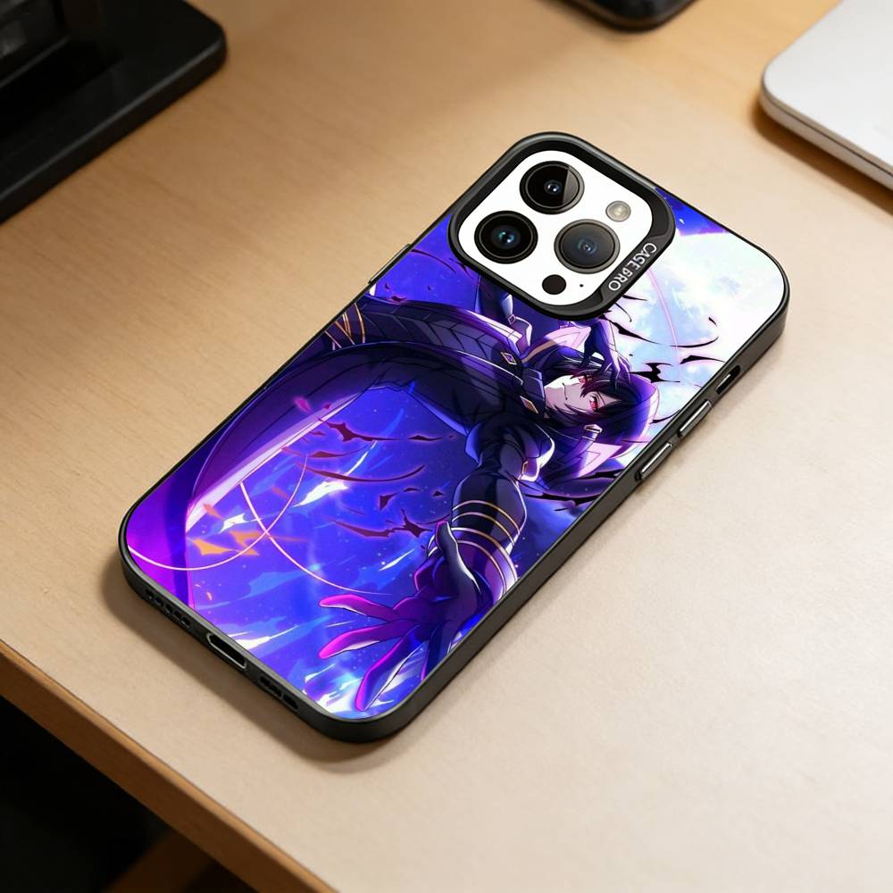 

E- Eminence in Shadow Anime Phone Case For iPhone 17,16,15,14,13,12,11 Plus,Pro Max,XS,Colorful Silver Phone case Funda Cover iPhone16se4