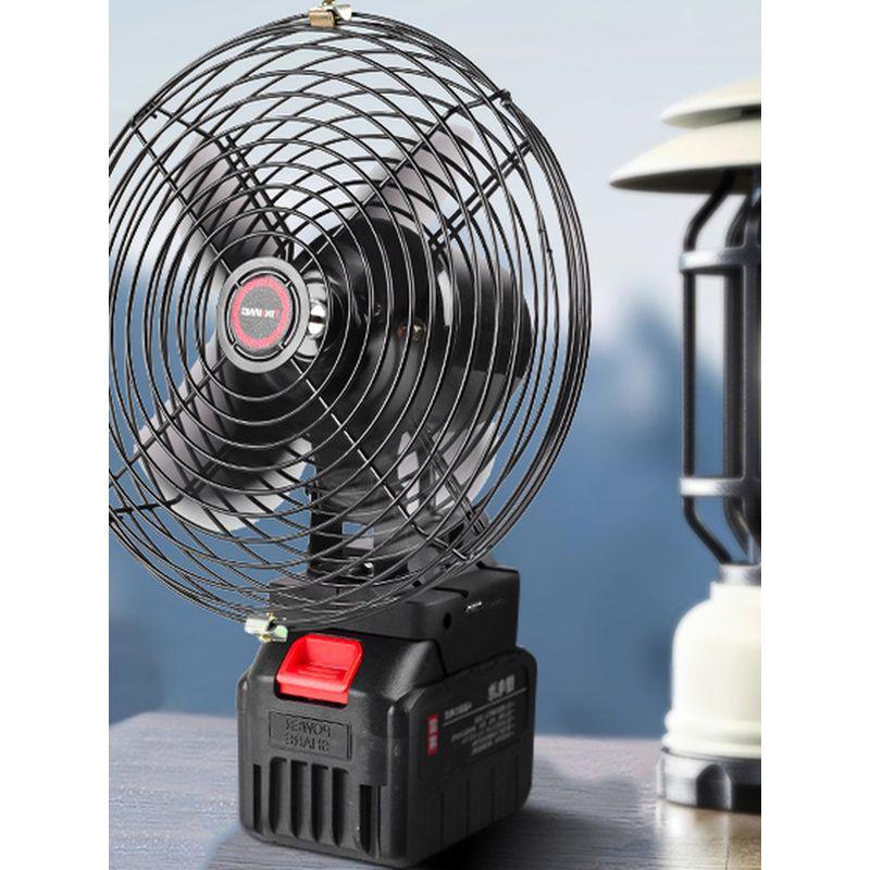 Lithium Battery Fan for Outdoor Stalls, Dormitories, and Camping, High-Power Portable Wireless Charging Table Fan, Small but Powerful