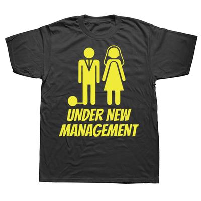 Funny Just Married Graphic T Shirts Men Women Pure Cotton Humor Streetwear Tee Shirt Short Sleeve Unisex Loose Clothing
