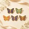 1/5Pcs Moon Star Pattern Brooch Vintage Floral Butterfly Enamel Pin Set For Coat Collar Lapel Pins Metal Badges Jewelry Gift