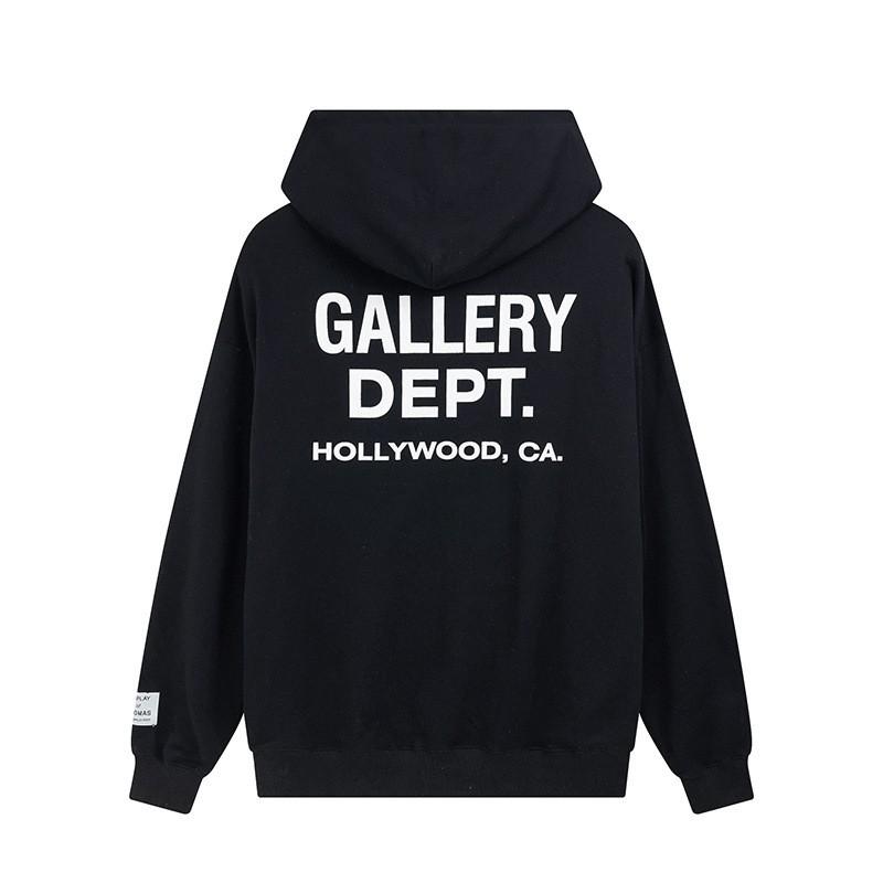 Prémiová GALERIE s potiskem písmen Vintage mikina Unisex Oversized Streetwear Mikina Pánská Dámská