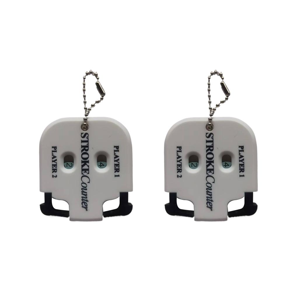 Mini Handy Golf Shot Count Stroke Putt Score Counter Two Digits Scoring Keeper With Key Chain Golf Accessorie Golf Training Aids