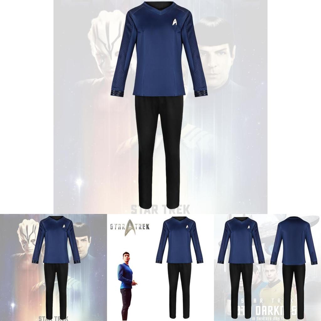 Star Trek Strange New Worlds Spock Pike Captain Cosplay Kostüm