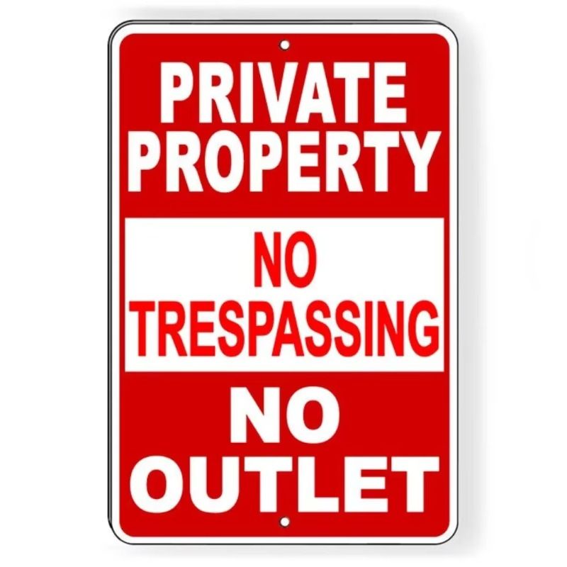 Decorative Metal Wall Art Sign 20x30cm