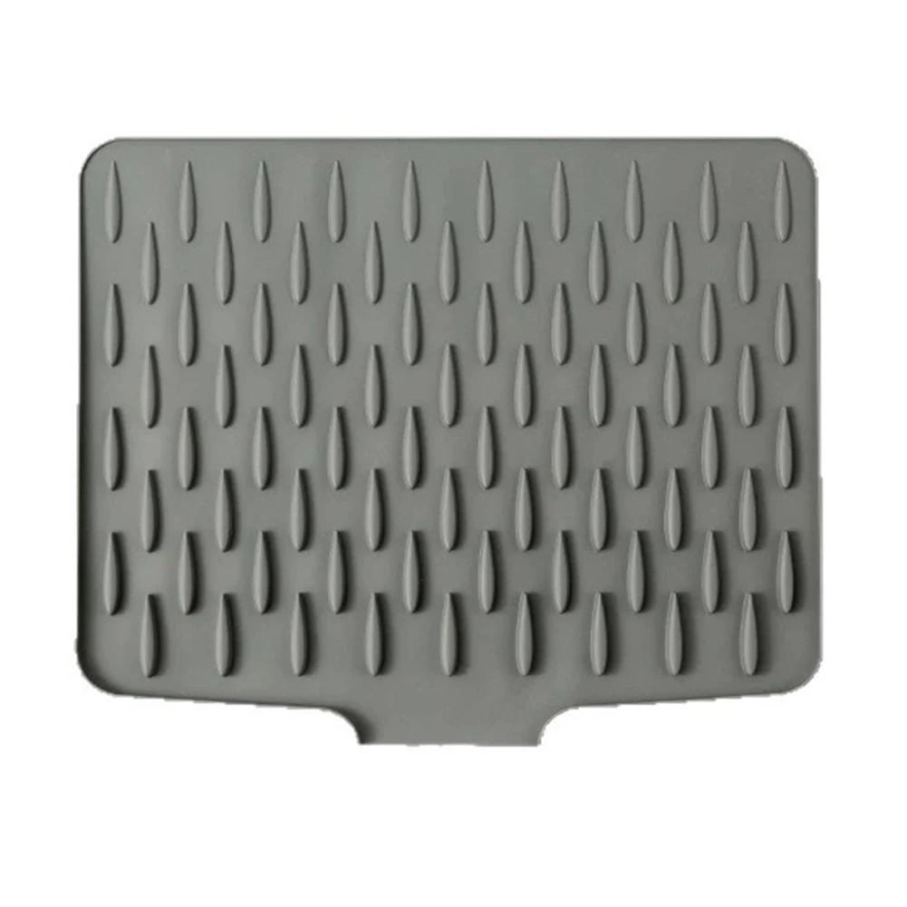 Drying Dishes Kitchen Drain Pad Drying Pad Heat-Resistant Kitchen Mat Flexible And Strong Material For Commercial Use серый 2980₽