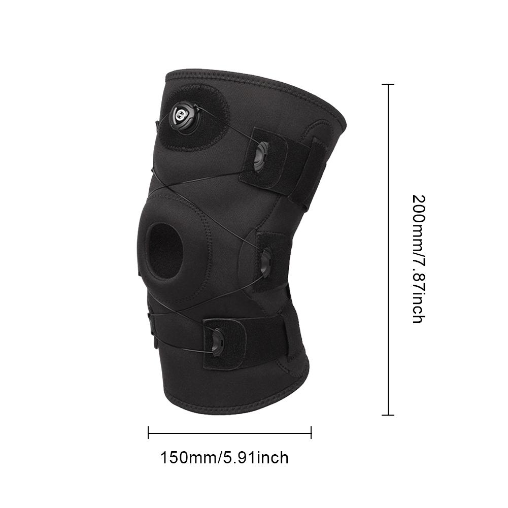 Hinged Knee Brace with Side Stabilizers Hinged Knee Support Breathable Knee Support Brace for Arthritis ACL PCL Meniscus Tear
